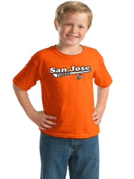 San Jose Tigers orange youth t-shirt