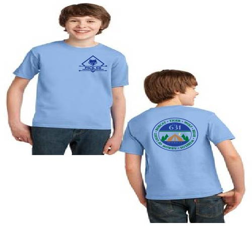 Pack 631 Youth short sleeve t-shirt