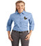 Eagle's Nest ladies 3/4 sleeve button-up shirt w/ embroidery