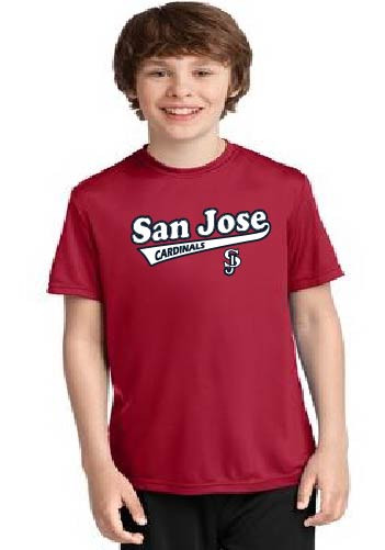 San jose Cardinals youth dri-fit shirts 