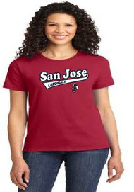 San Jose Cardinals ladies t-shirt