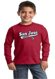 San Jose Cardinals youth longsleeve tshirt