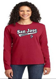 San Jose Cardinals ladies longsleeve t-shirt