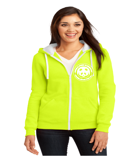 Single Creek ladies zip-up hooded sweatshirt