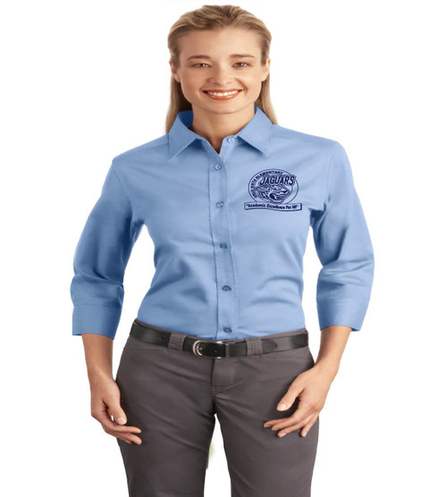 Orlo Vista ladies 3/4 sleeve button-up 