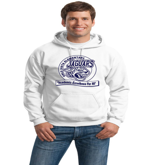 Orlo Vista white adult hoodie