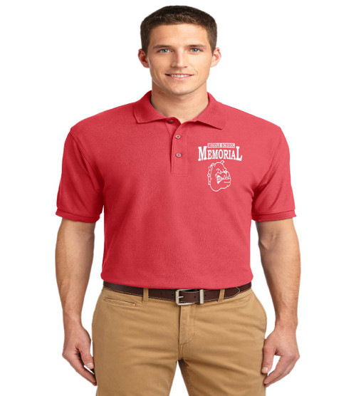 Memorial men's basic polo