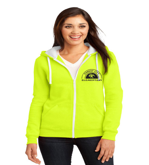 Forest City ladies zip up hoodie