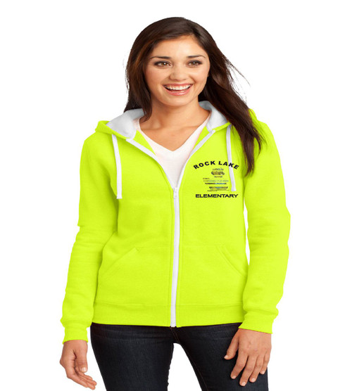 Rock Lake ladies zip up hooded sweatshirt