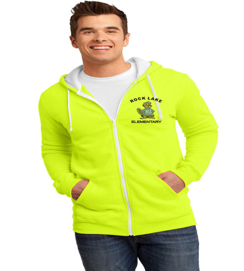Rock Lake men's zip up hooded sweatshirt