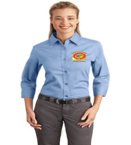 South Creek ladies 3/4 length button up