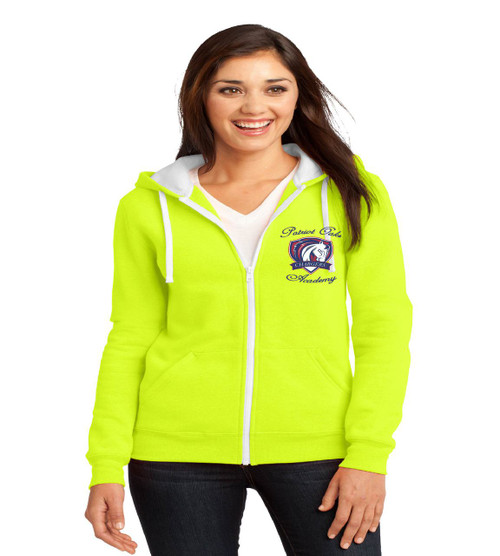Patriot Oaks ladies zip up hoodie