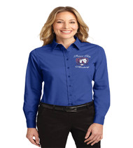 Patriot Oaks ladies long sleeve button up
