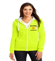 Evans ladies zip up hoodie