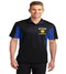 Evans men's color block dri fit polo