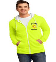 Evans men's zip up hoodie