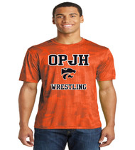 OPJH Wrestling Camo-Hex dri fit tee