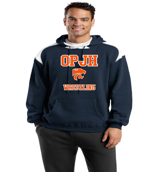 OPJH Wrestling navy/white hoodie