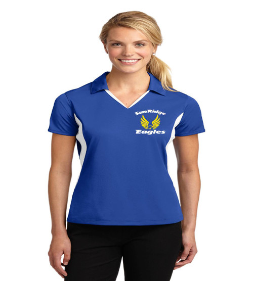 Sunridge Middle ladies color block polo