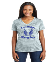 Sunridge middle camo-hex ladies tee