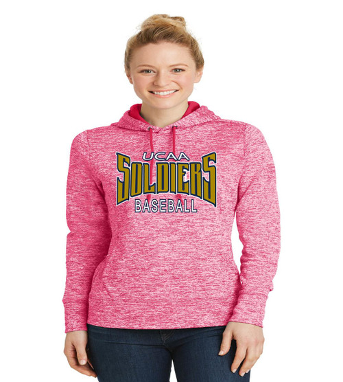 UCAA baseball ladies poly hoodie