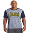 ucaa baseball electric heather color block tee