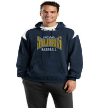 ucaa baseball color block hoodie