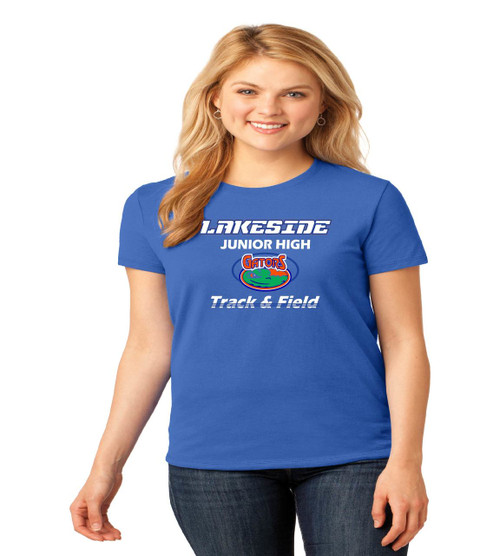 Lakeside track ladies tee