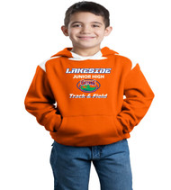 lakeside track youth color block hood