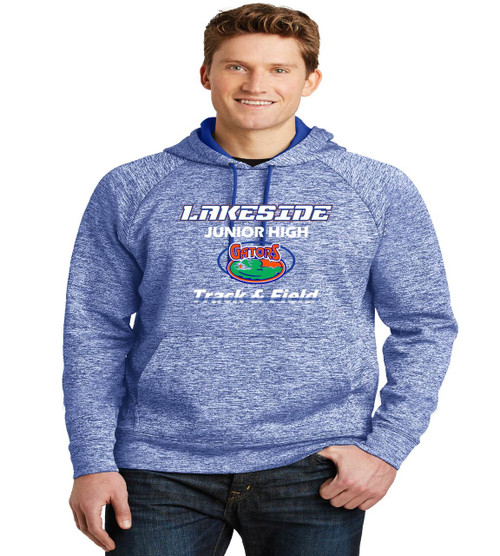 lakeside track mens poly hoodie