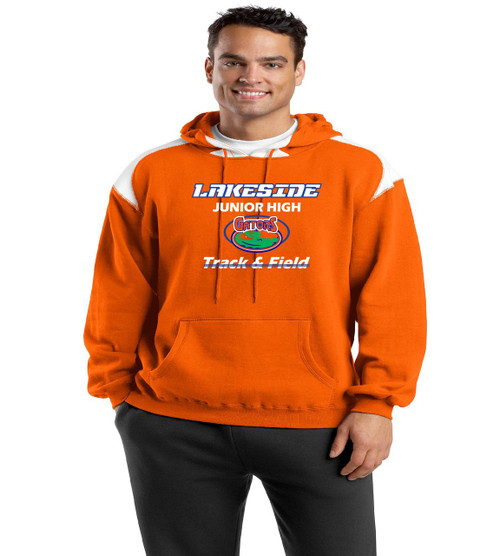 lakeside track mens color block hood