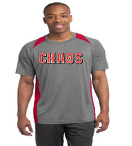 Chaos Baseball Heather Color Block Tee