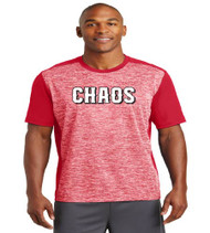 Chaos Baseball Electric Heather Color Block Tee