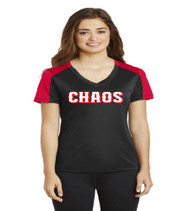 Chaos Baseball Ladies Competitor Sleeve Blocked Dri-Fit Shirt