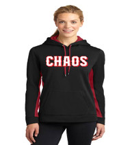 Chaos Baseball Ladies Color Block Polyester Hoodie