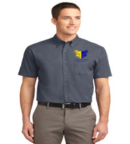 Sheffield mens short sleeve button up