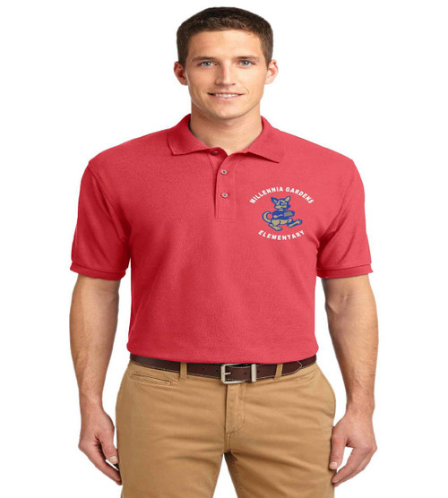 millennia gardens mens basic polo