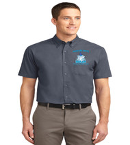 Gregory drive mens short sleeve button up