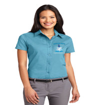 Gregory drive ladies short sleeve buton up