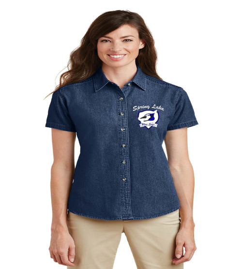 spring lake denim short sleeve