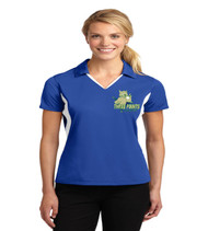 Three Points Ladies Color Block Polo