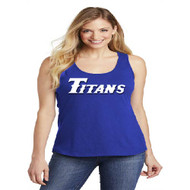 Titans Baseball Ladies Royal Blue Tank-Top