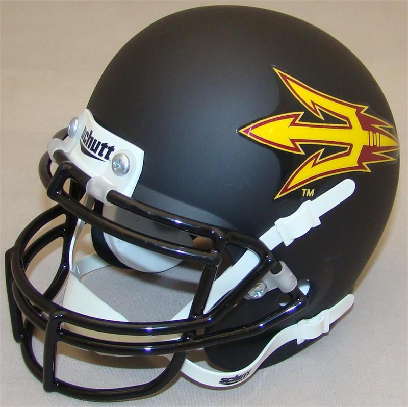 Arizona State Sun Devils Collectibles Sparky NCAA Licensed Schutt Arizona State Sun Devils Mini XP Authentic Helmet