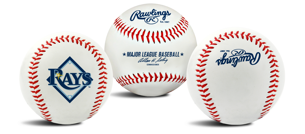 tampa bay rays rawlings the original team logo baseball collectible supplies