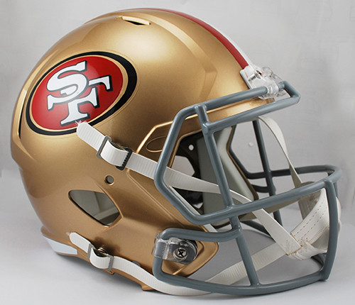 San Francisco 49ers Speed Riddell Full Size Replica Helmet