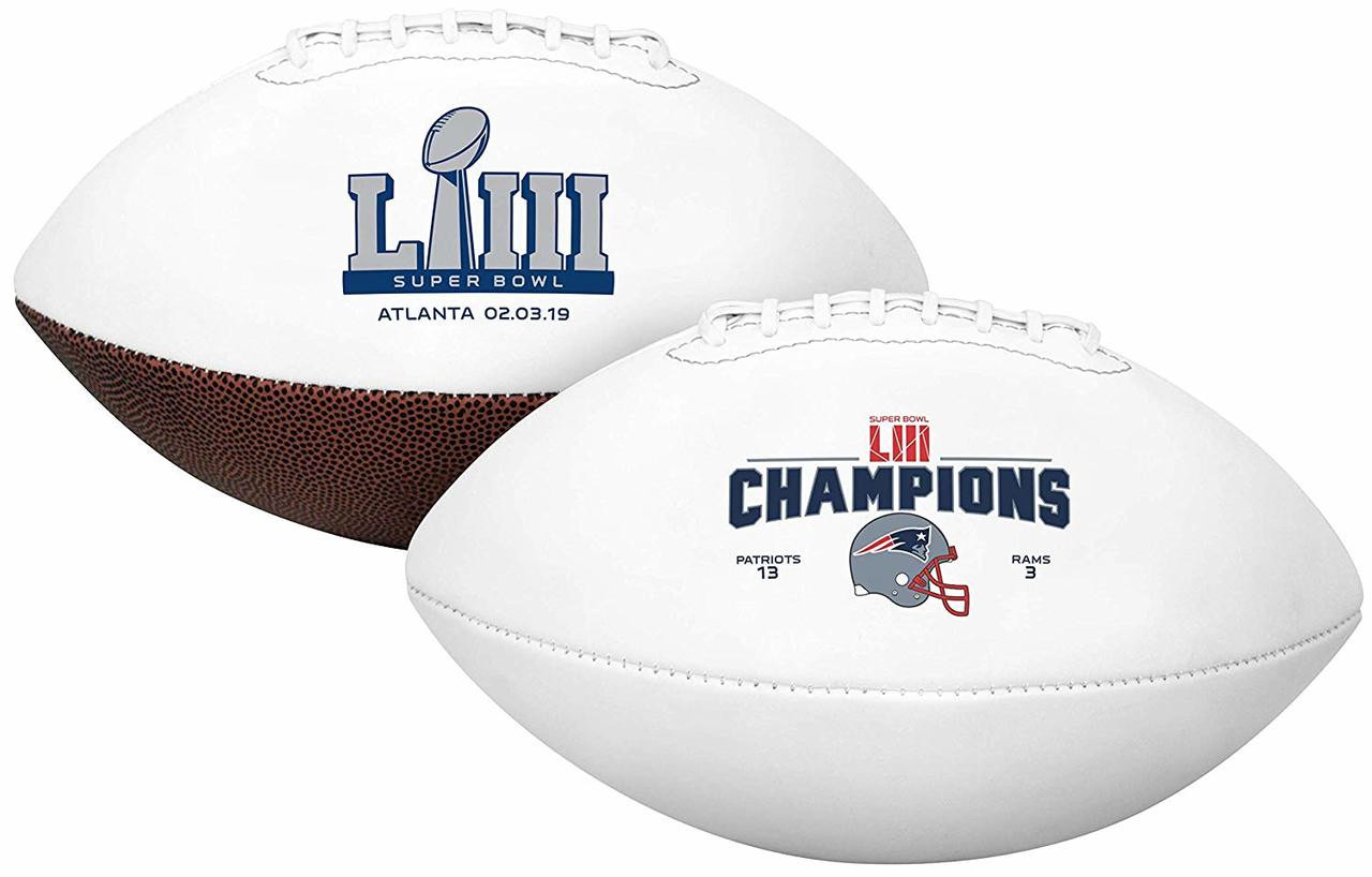 Rawlings New England Patriots Super Bowl 53 Championship Football