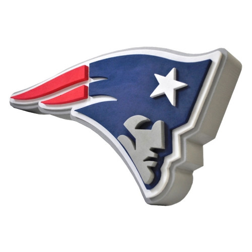 New England Patriots 3d Fan Foam Logo Sign
