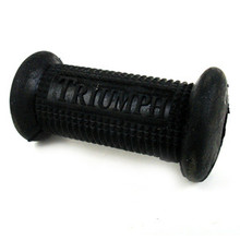 Kick Start Rubber, w/Logo, Closed End, Triumph Motorcycles, 57-2330C