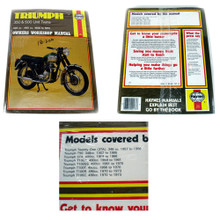 Haynes Owners Workshop Manual, Triumph 350 & 500 Unit Twins Motorcycles, 18-200