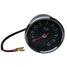 Tachometer, Black Face, 4:1 Ratio, 99-0166, Emgo 58-43636
